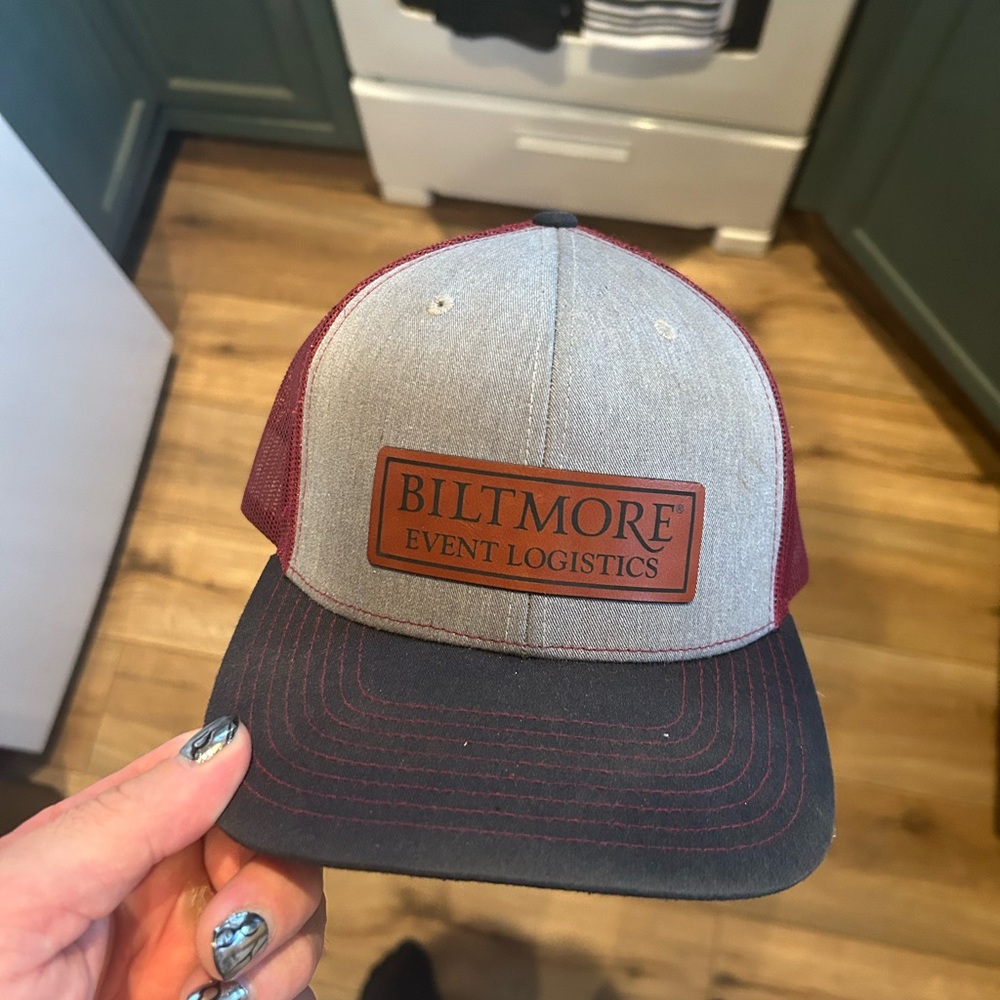 Men's Trucker Hat - Gray, Maroon, Black
